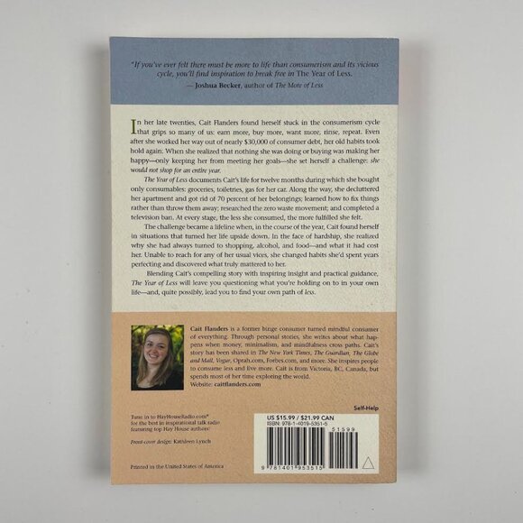 📚 3/$25 The Year of Less by Cait Flanders | Paperback - Picture 3 of 6